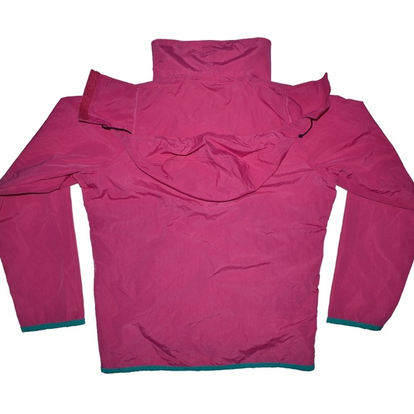 Vintage Anorak Windbreaker Jacket S Pink Pullover - Picture 4 of 7